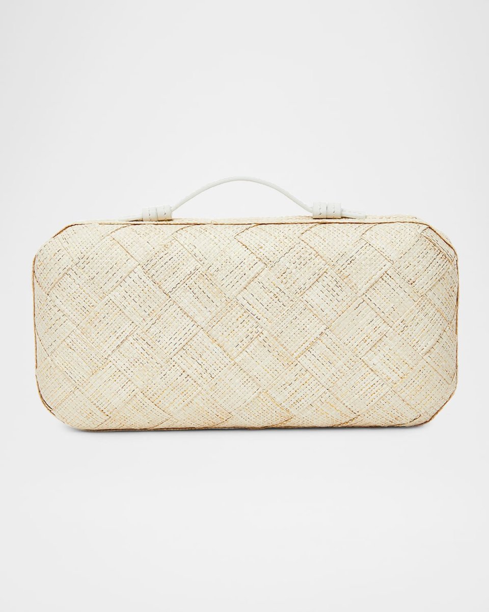 The East-West Straw Clutch Bag